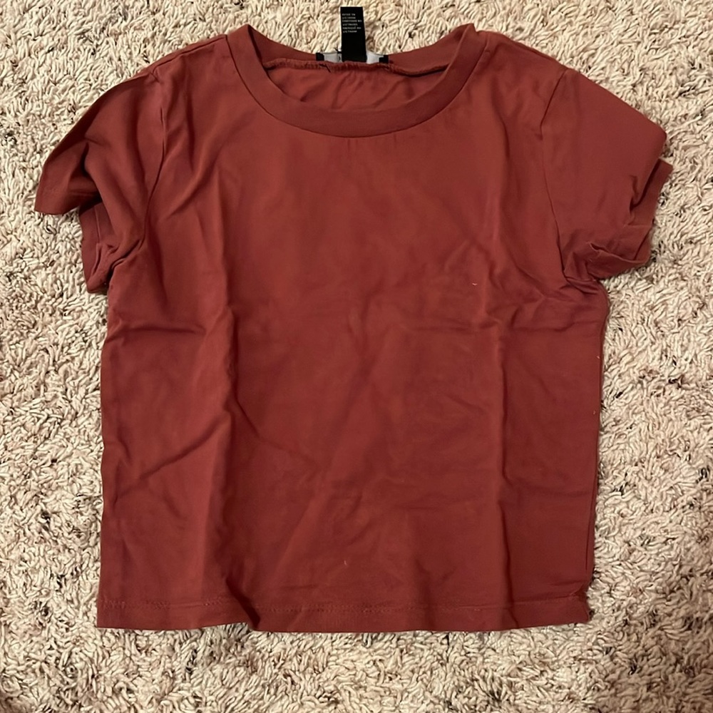 forever 21 cropped tee